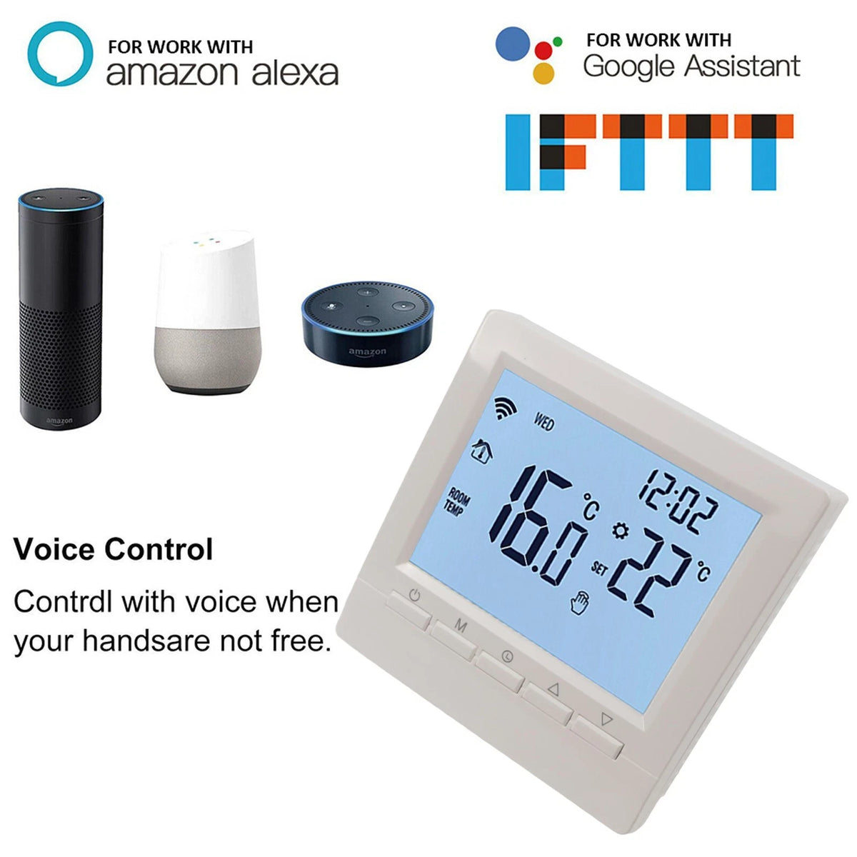 Wifi Thermostat for Digital Room Temperature Control