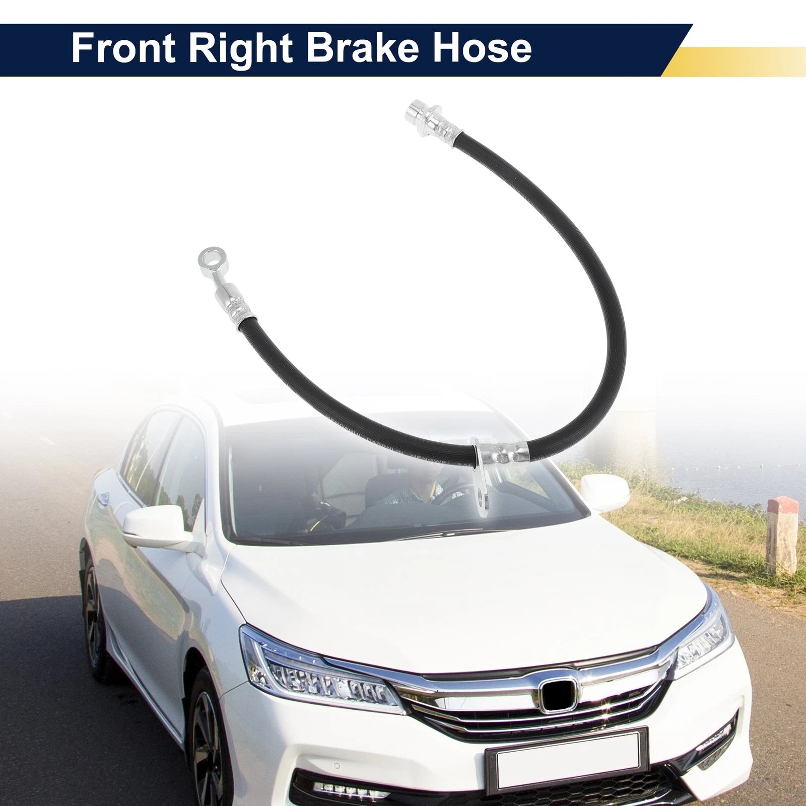 Front Right Brake Hose for Honda (2003–2008)
