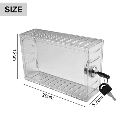 Heavy Duty Locking Thermostat Guard for Protection Box with Keys