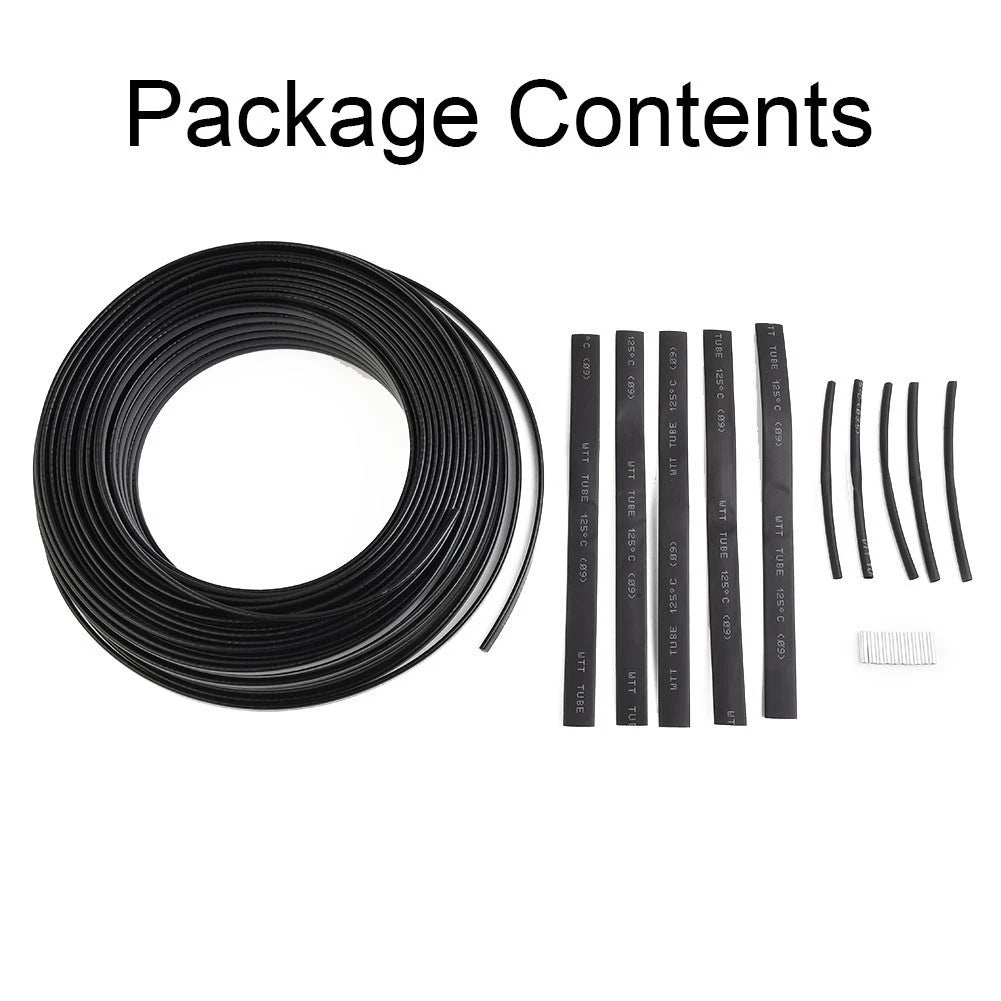 Self-Regulating Heating Cable Wire 5/6/7/10/20/30/50m 7.3mm Width