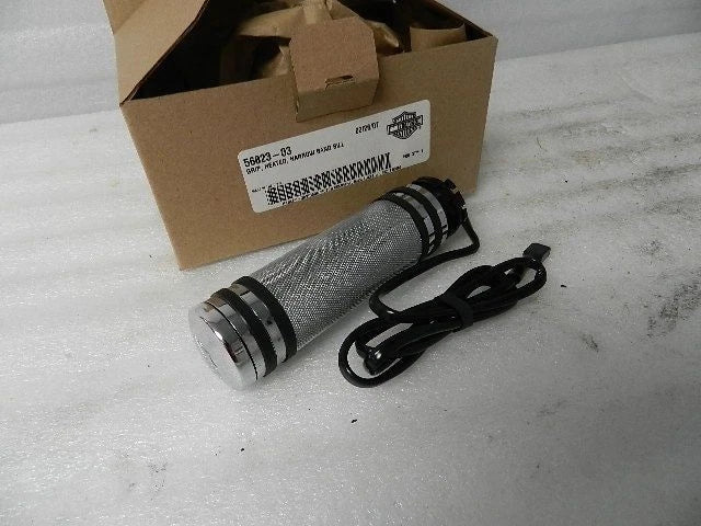 OEM Billet Heated Narrow Band Grip Right for Harley-Davidson (56823-03)