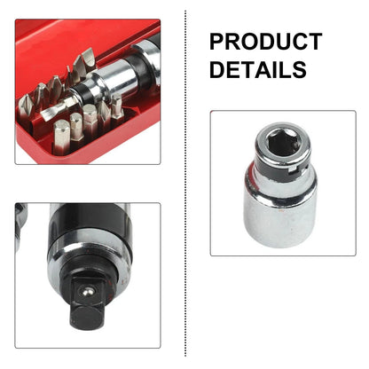 13pc Alloy Steel For IMPACT Screwdriver Set with Reversible Direction Feature