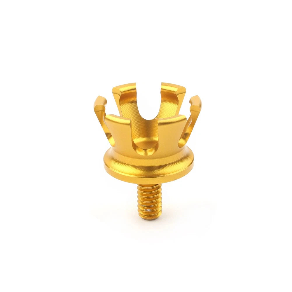 Rear Seat Bolt Tab Screw Mount for Harley (1996–Present) - Gold