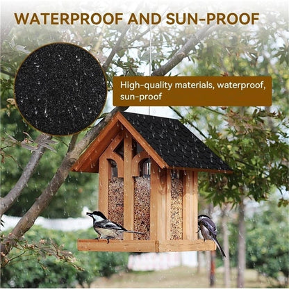 22 pcs Non Woven Felt Roof Shingles for Bird House - Black
