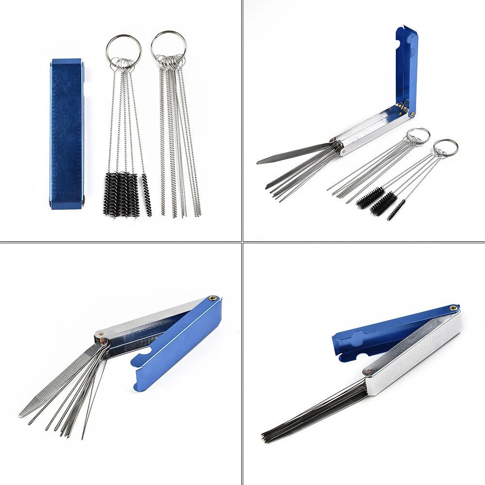 18x Carburetor Clean Brush Tool Kit for Motorcycle ATV