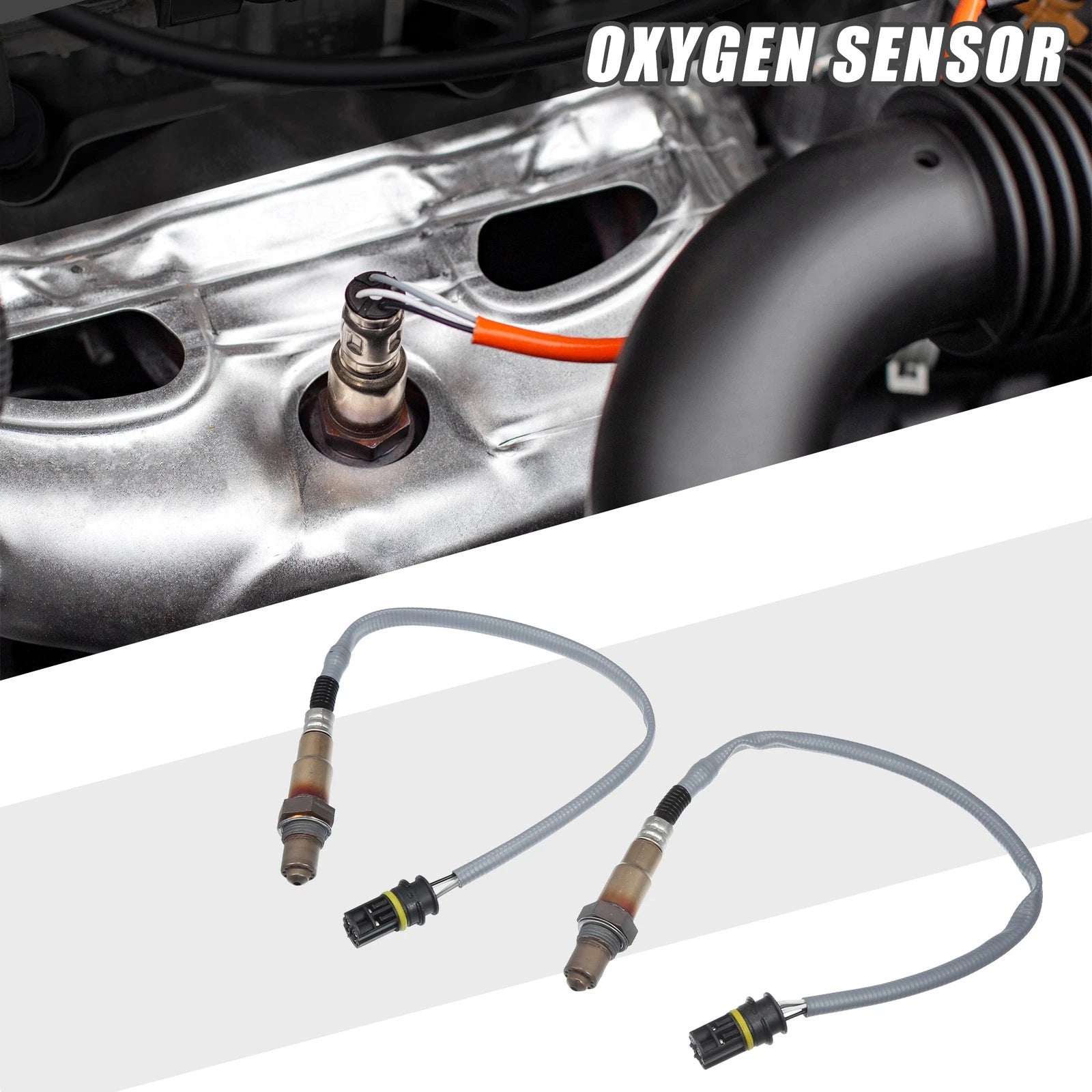 2pc Downstream O2 Oxygen Sensor Replacement for BMW M5 (2013–2016)