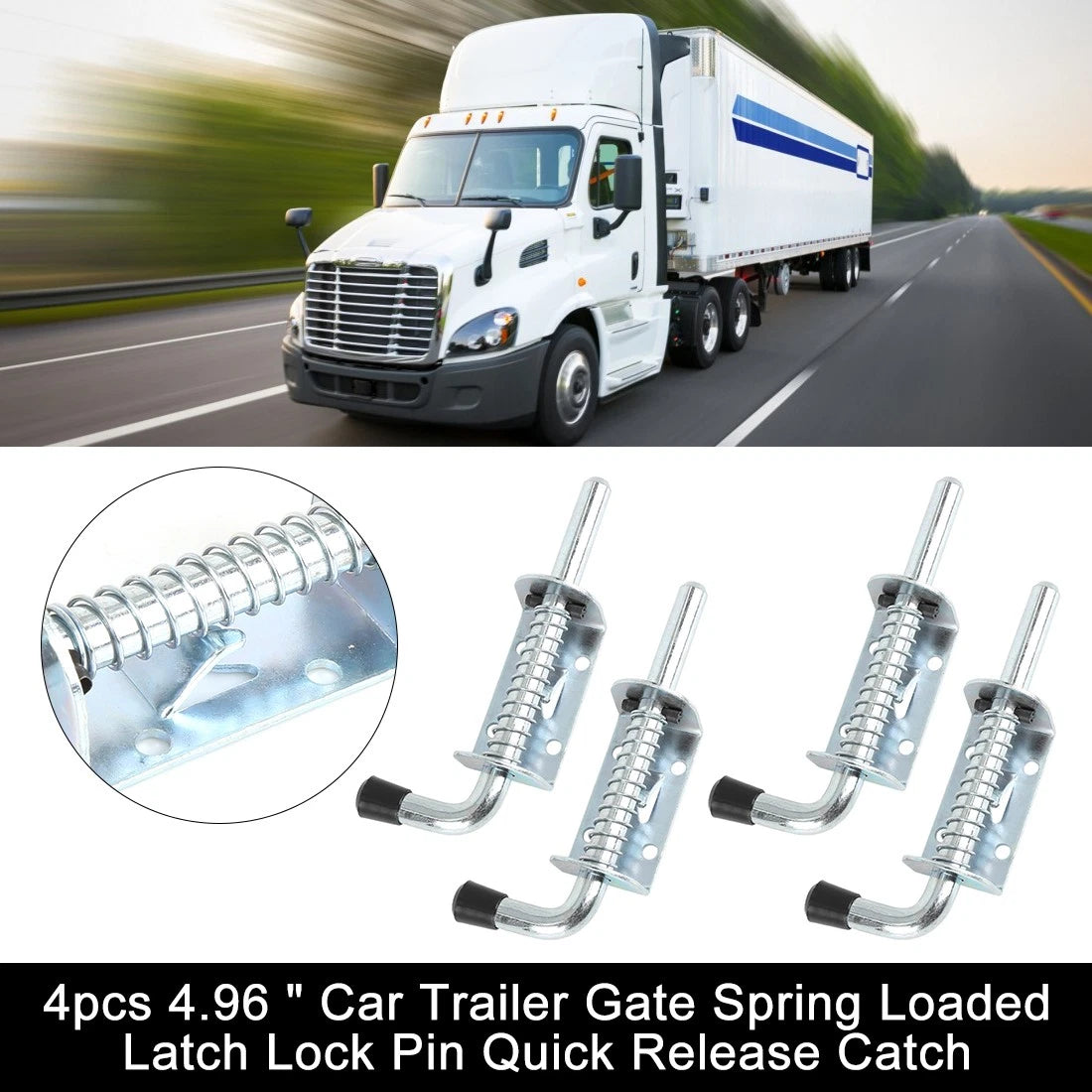 Trailer Gate Latch Lock Pins Quick Release for Car Truck (4 Pack) (2000–2025)