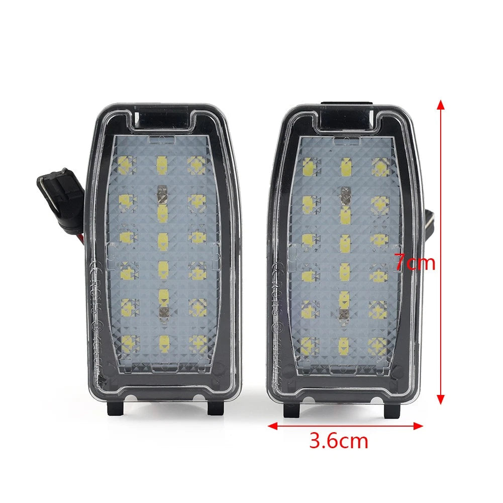 Side Rearview Mirror Puddle Light for Land Rover LR2 LR3 LR4 Range Rover Sport (2007–2016)