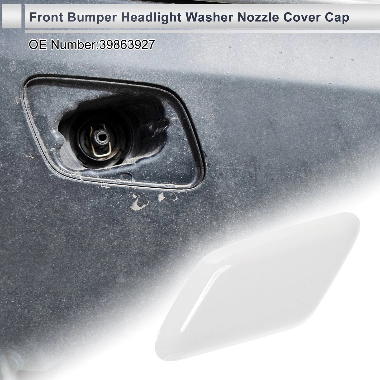Headlight Washer Nozzle Cover Cap for Volvo C30 (2010–2011)