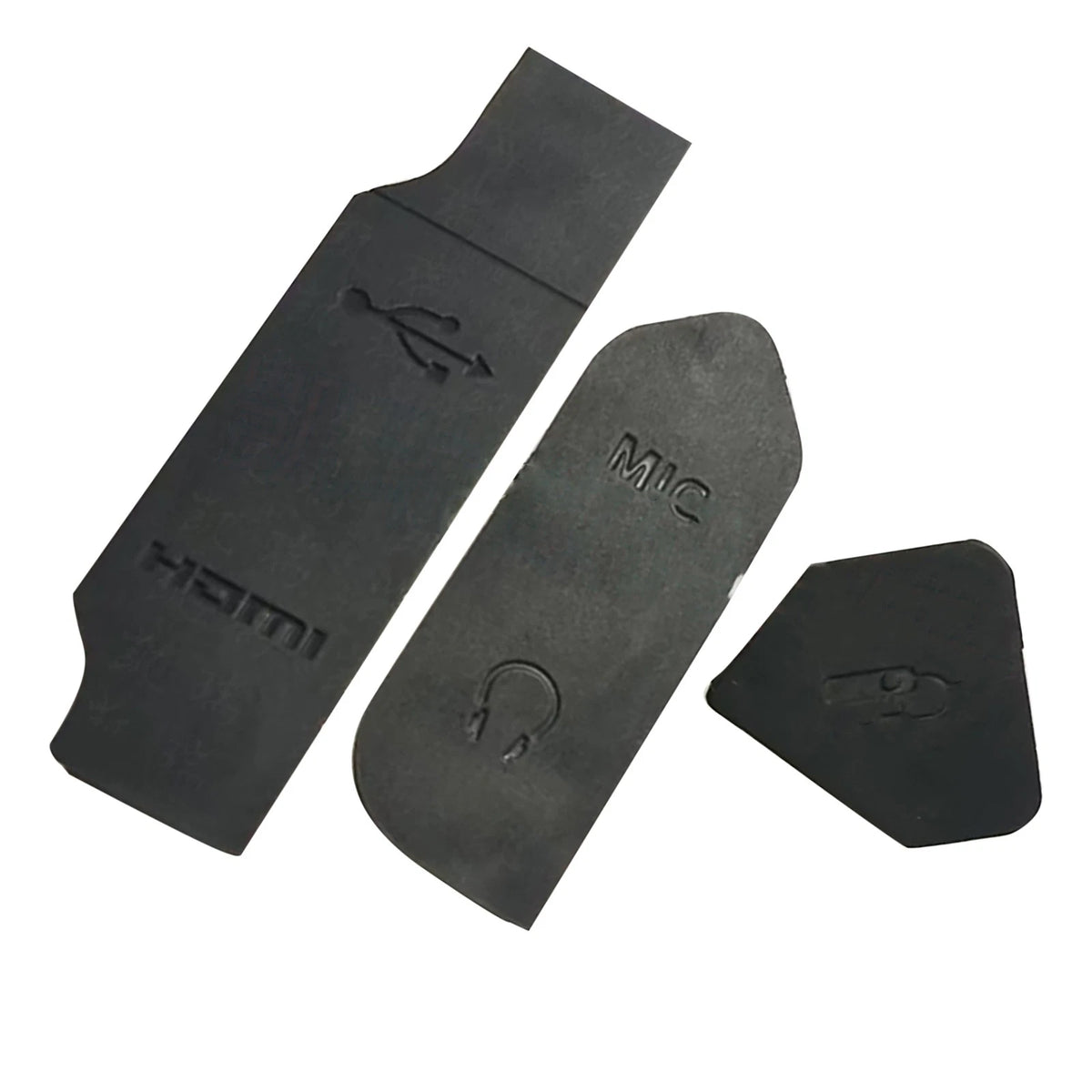 Set of 3 USB Leather Side Covers for Canon EOS R