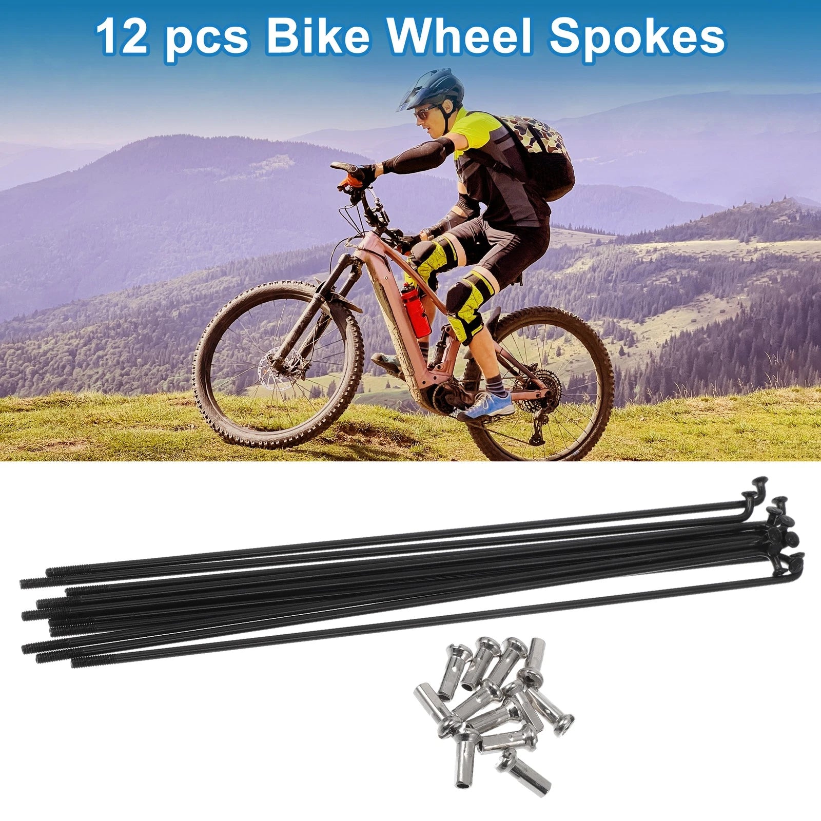 Bicycle Spokes Nipple 304 Stainless Replacement for Universal (All Years)