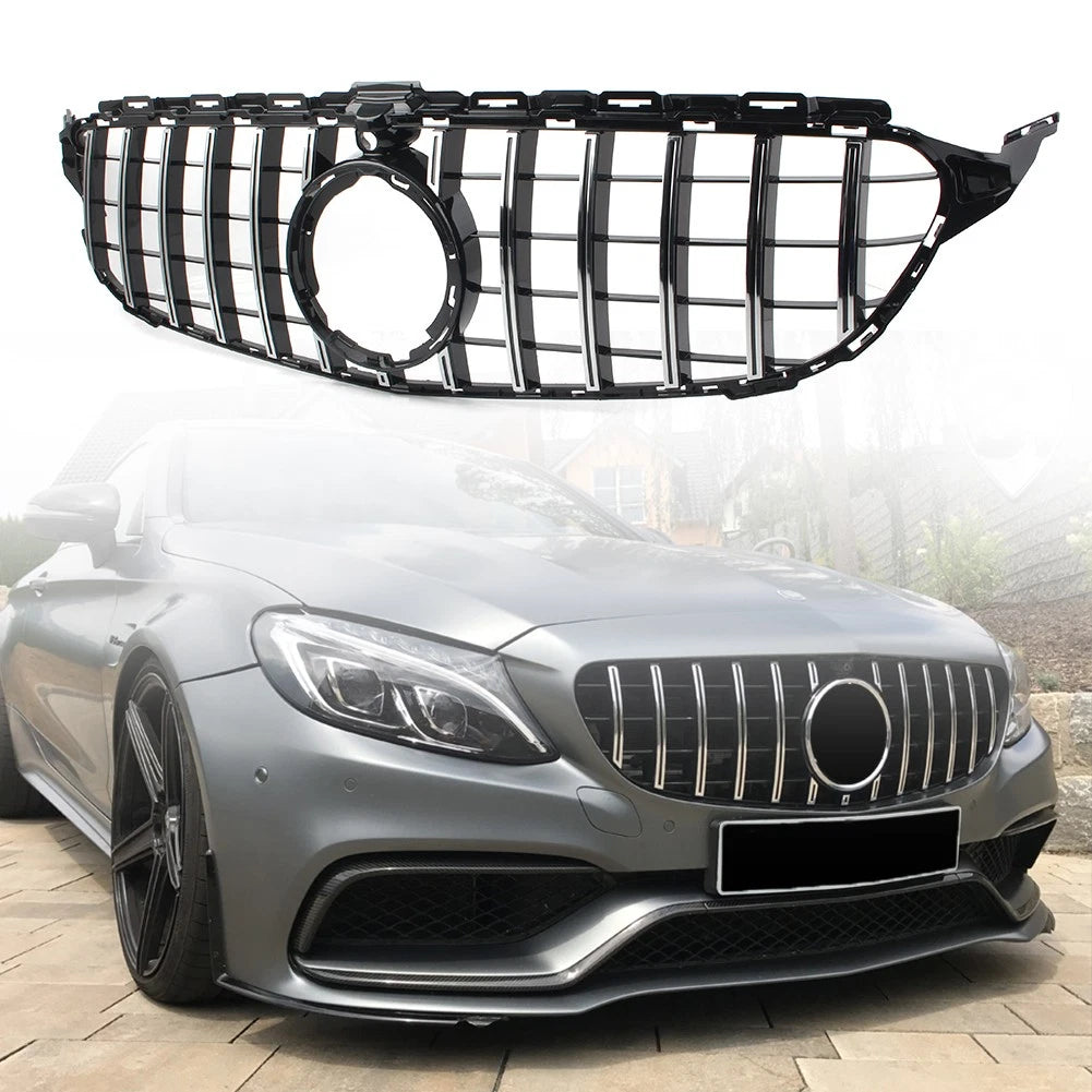 GT R Style Front Grille for Mercedes-Benz C-Class W205 C200 C300 (2019)