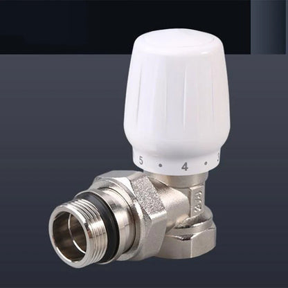 Radiator Manual Angle Control Valve 12 Inch for Residential Heating Systems