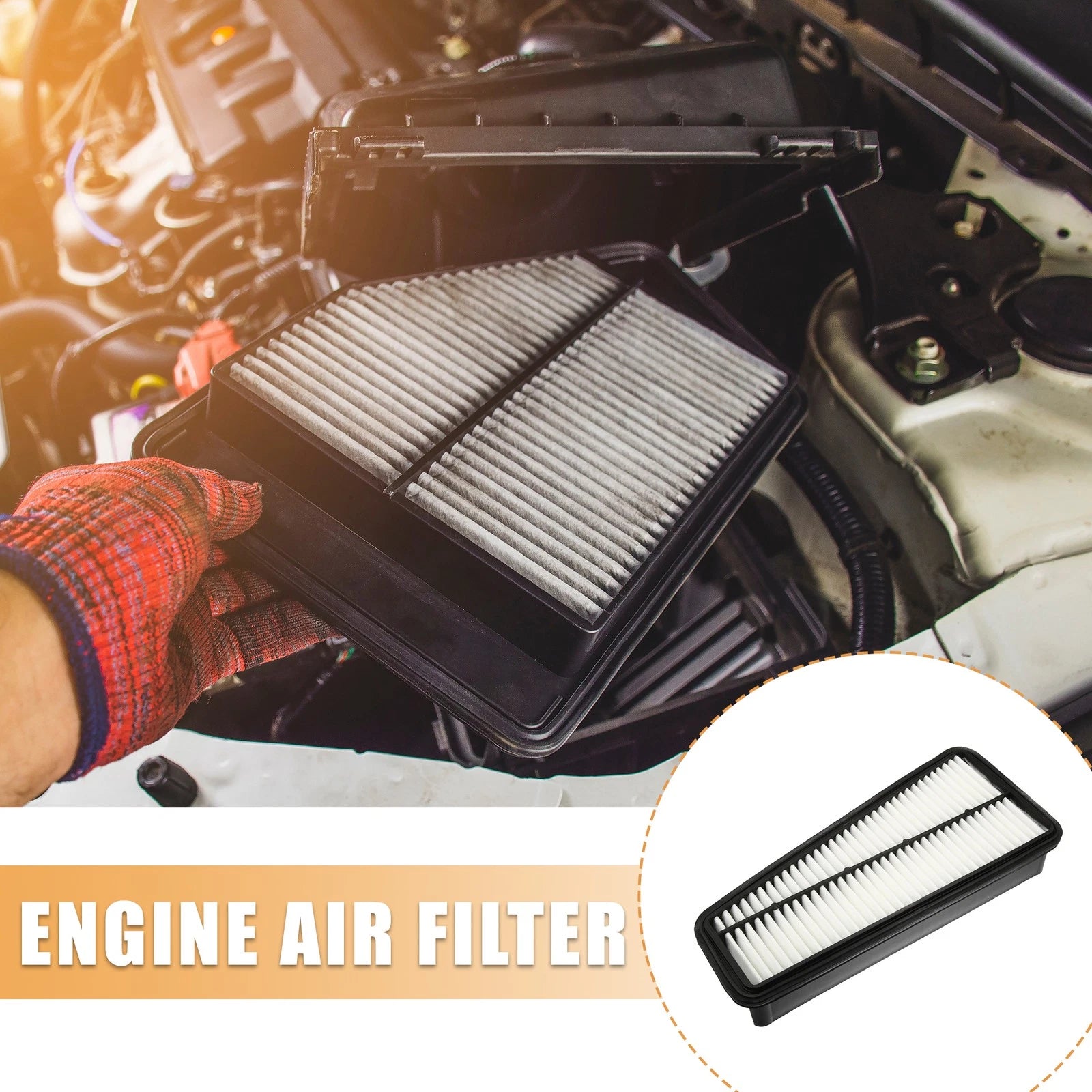 Engine Air Filter Replacement for Toyota Tundra Tacoma (2005–2015)