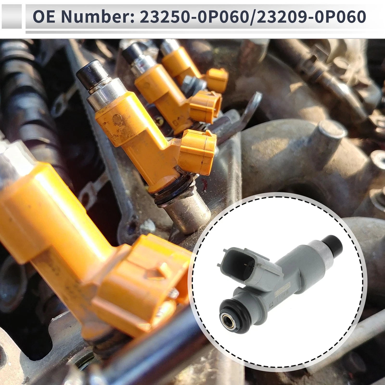 Fuel Injector Replacement for Toyota Crown GRS20 3GRFE (2010–2013)