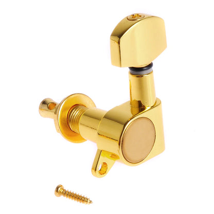 Inline Tuning Pegs for Squier Guitar (Left-Handed, Gold)