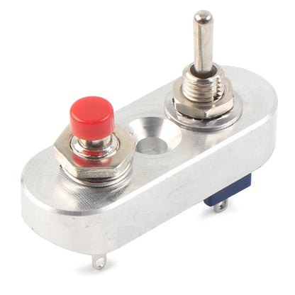 Mini Dual Toggle Switch Push Button for Handlebar (7/8")