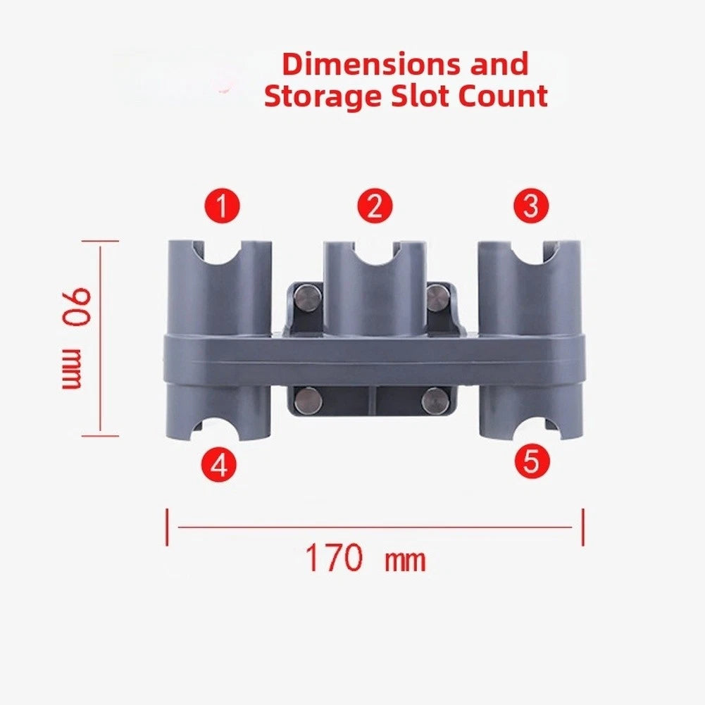 No Drill Wall Mount Storage Holder for Vacuum Cleaner Accessories