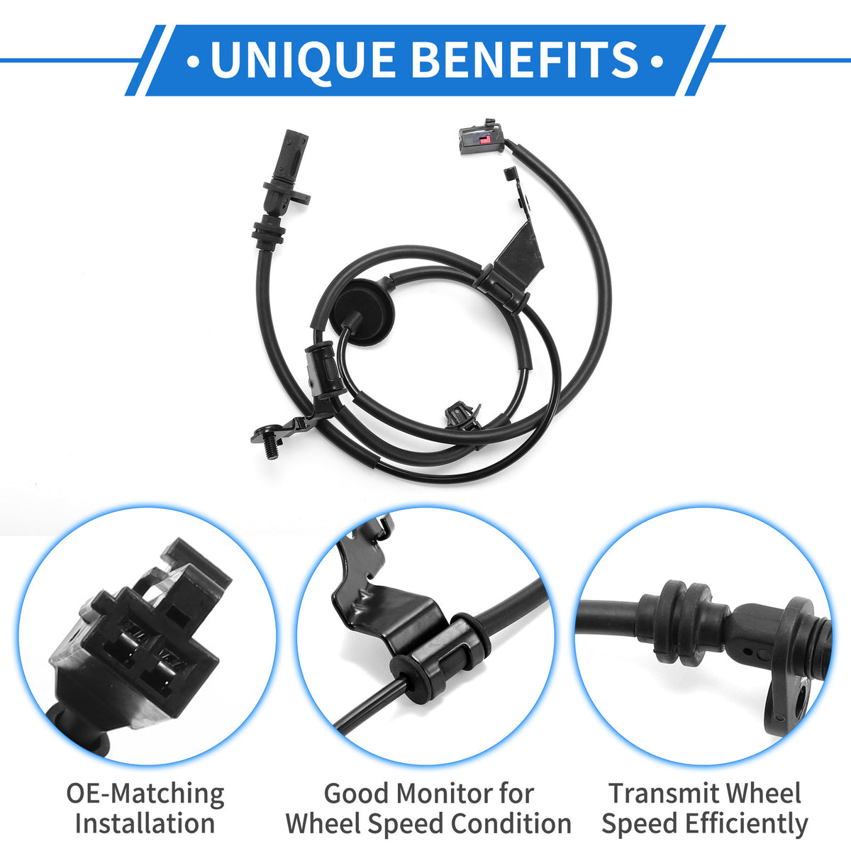 ABS Wheel Speed Sensor Front Left for Hyundai Elantra GT (2013–2017)