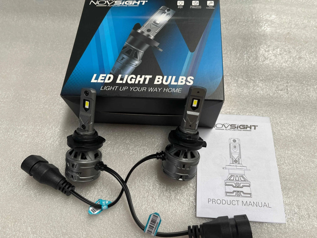 2X HB3 9005 LED Headlight Bulbs for