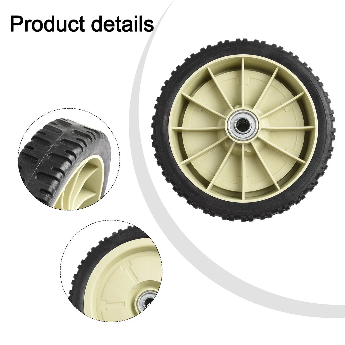 Lawn Mower Wheels for Push Mower (7 inch/8 inch/10 inch)