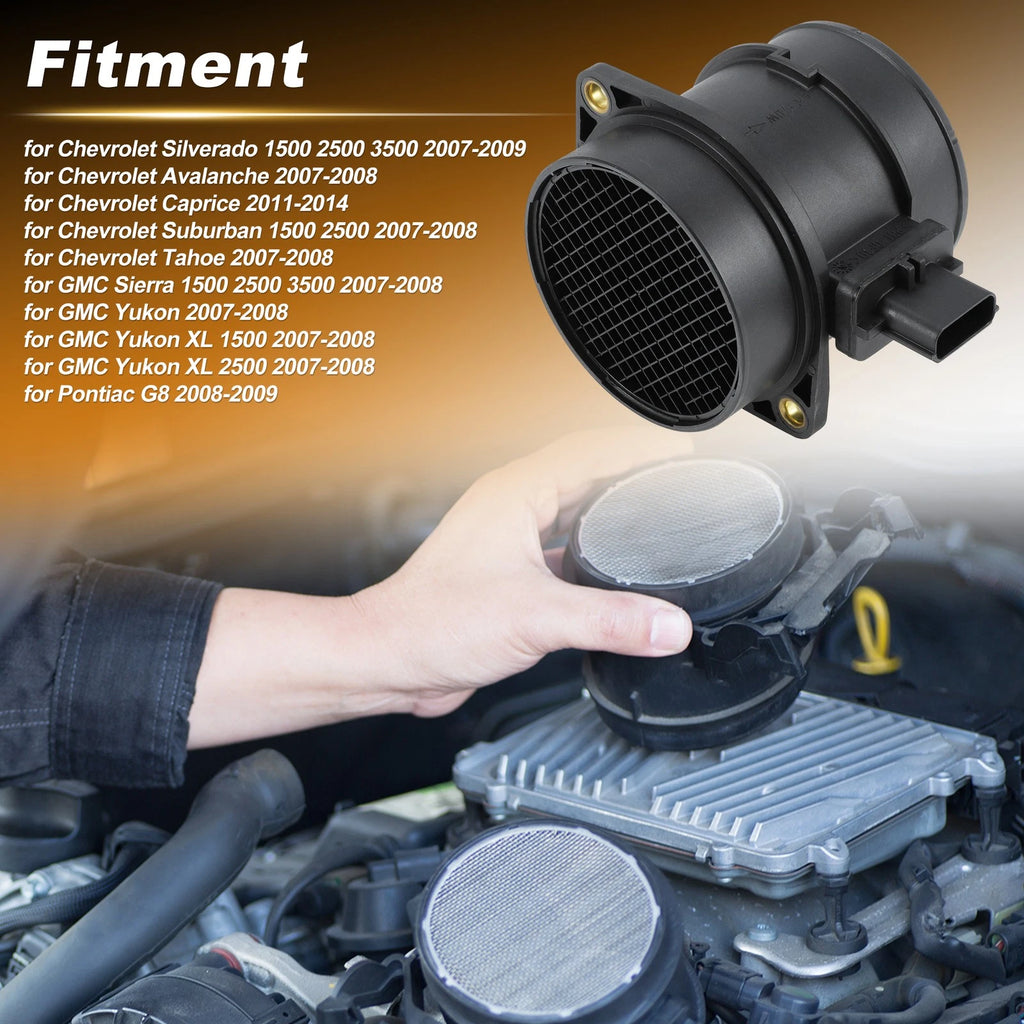MAF Mass Air Flow Sensor for Chevrolet Silverado (2007–2008) Replacement