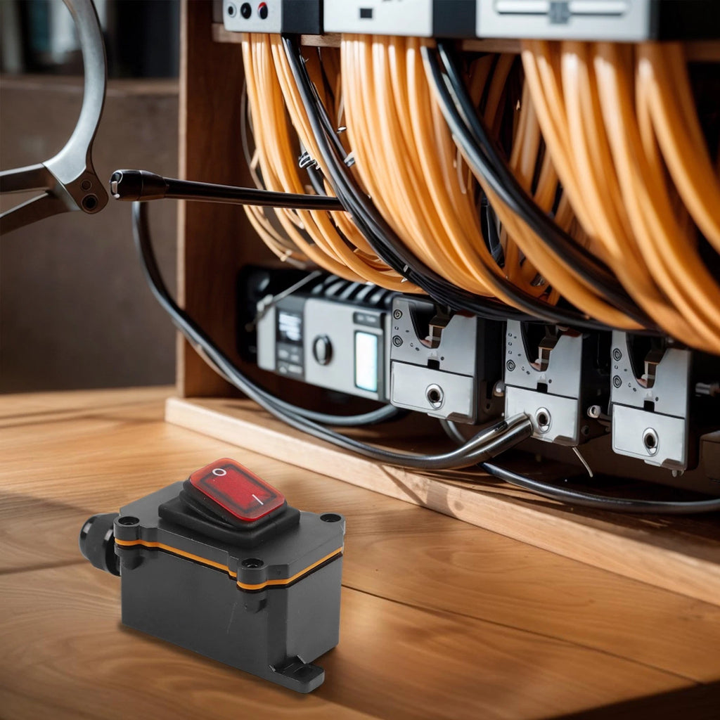 IP65 Waterproof Switch for Outdoor Use with Secure Connections