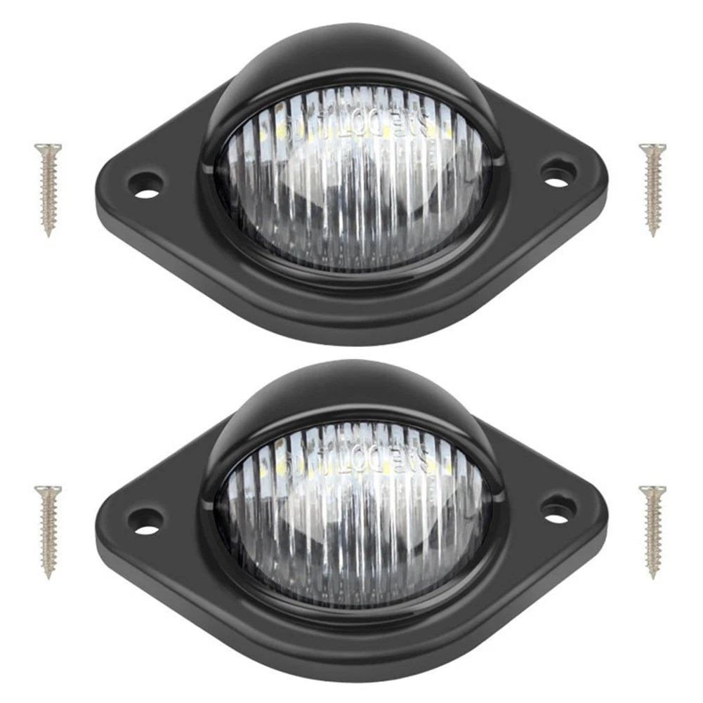 2X LED License Plate Light for Truck SUV Trailer Van