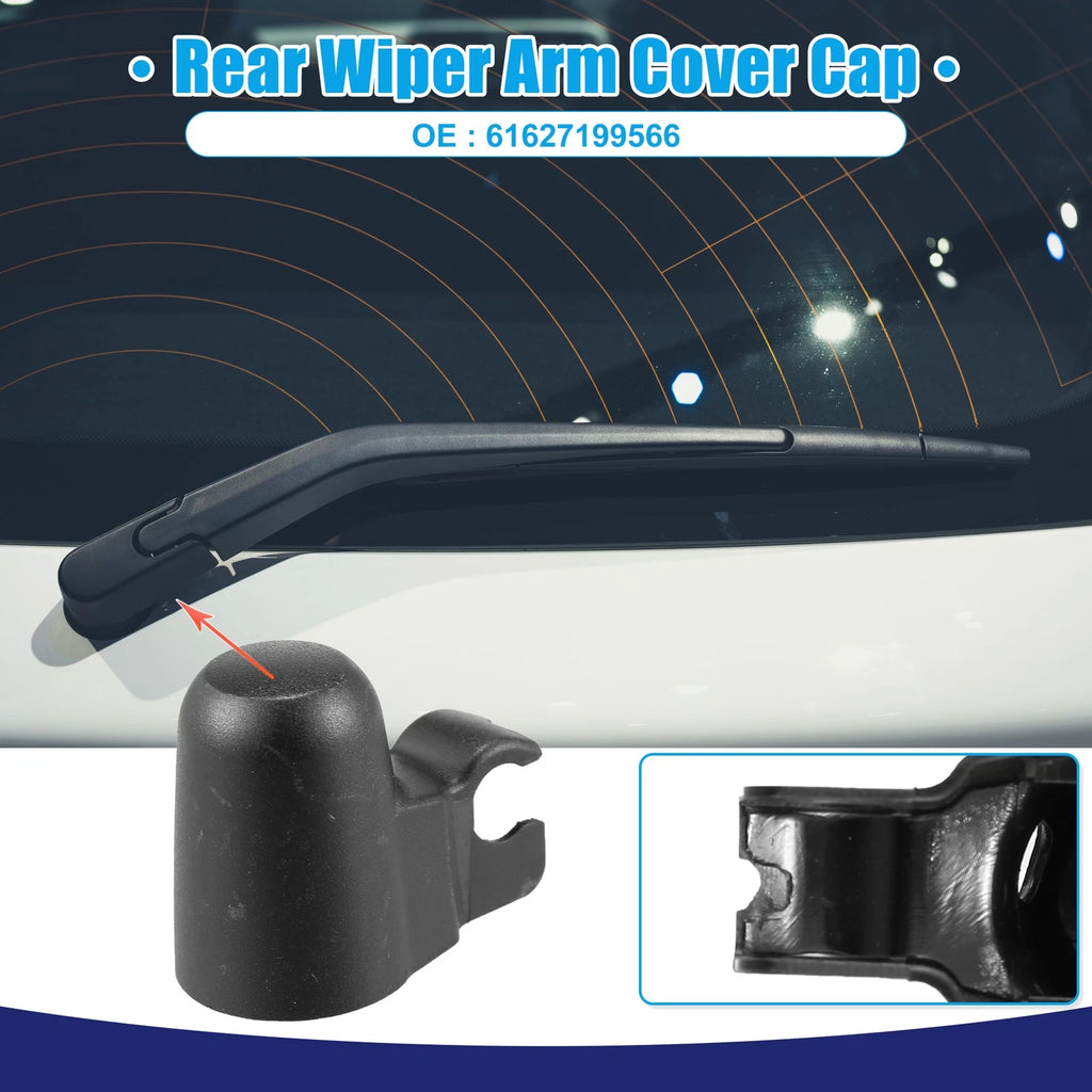 Rear Windshield Wiper Arm Nut Cover Cap Replacement for BMW 1 Series (2012–2019)