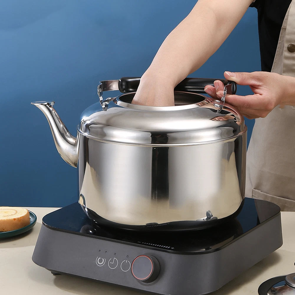 Stainless Steel Whistling Kettle 4.5L 5.5L 6.5L for Gas Induction Cooking