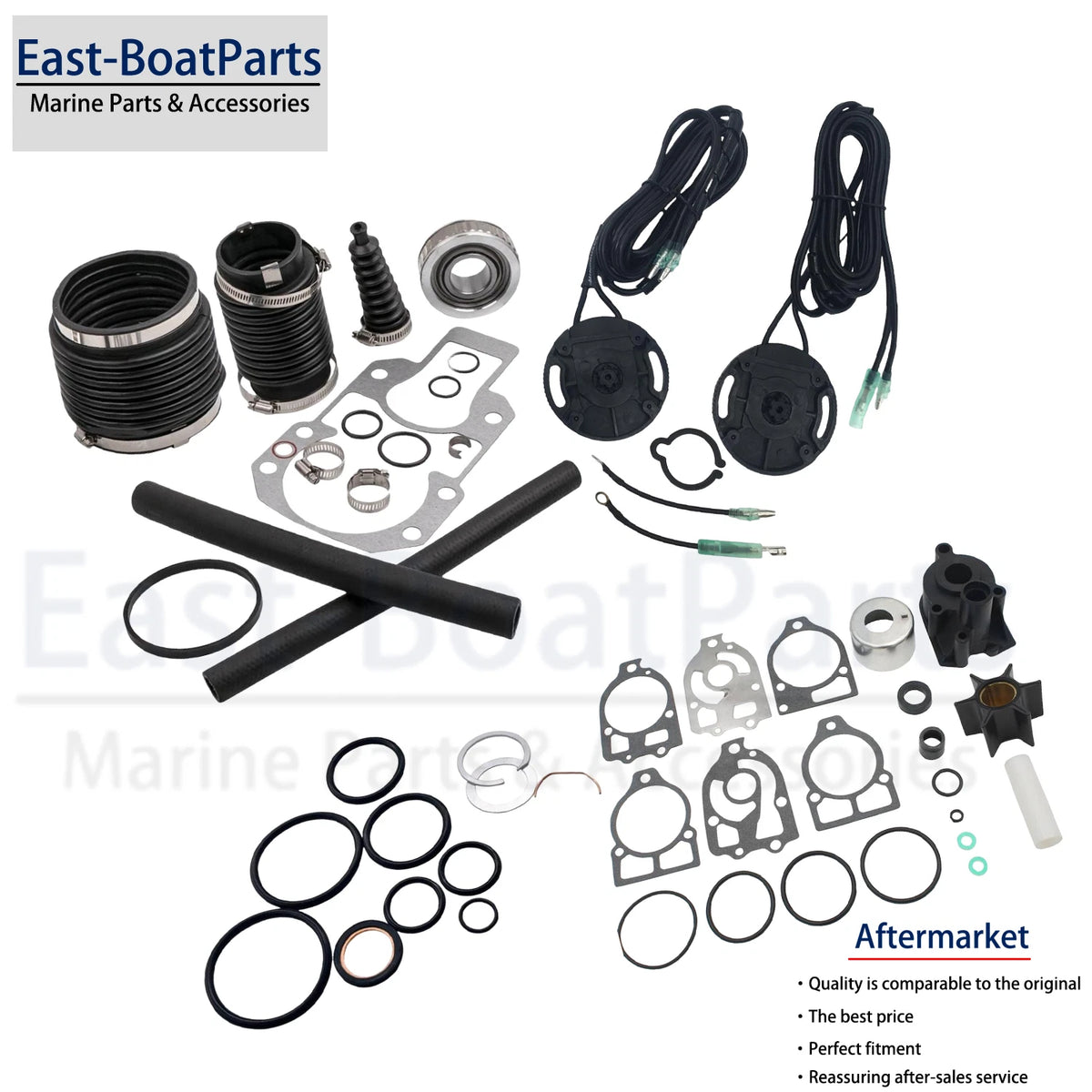 Power Trim Cylinder Seal Rebuild Kit for MerCruiser Alpha One Gen 1 (1983–1990) 25-87400A2