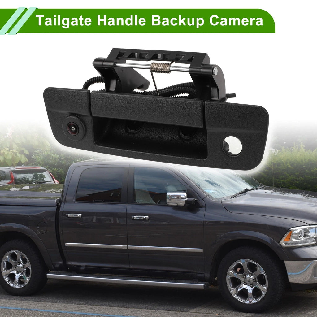 Tailgate Handle Backup Rear View Camera for Dodge Ram 1500 (2013–2018)