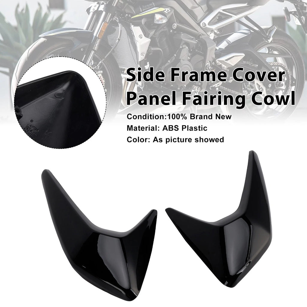 Side Frame Cover Panel for Triumph Street Triple 765 R/RS (2020–2022) Black