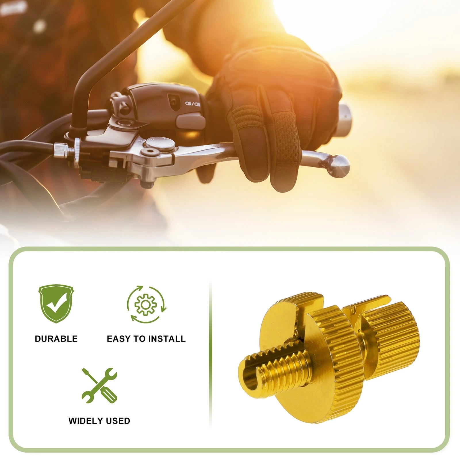 Clutch Brake Cable Adjuster Screw Kit for Motorcycle M8 (2008–2024)