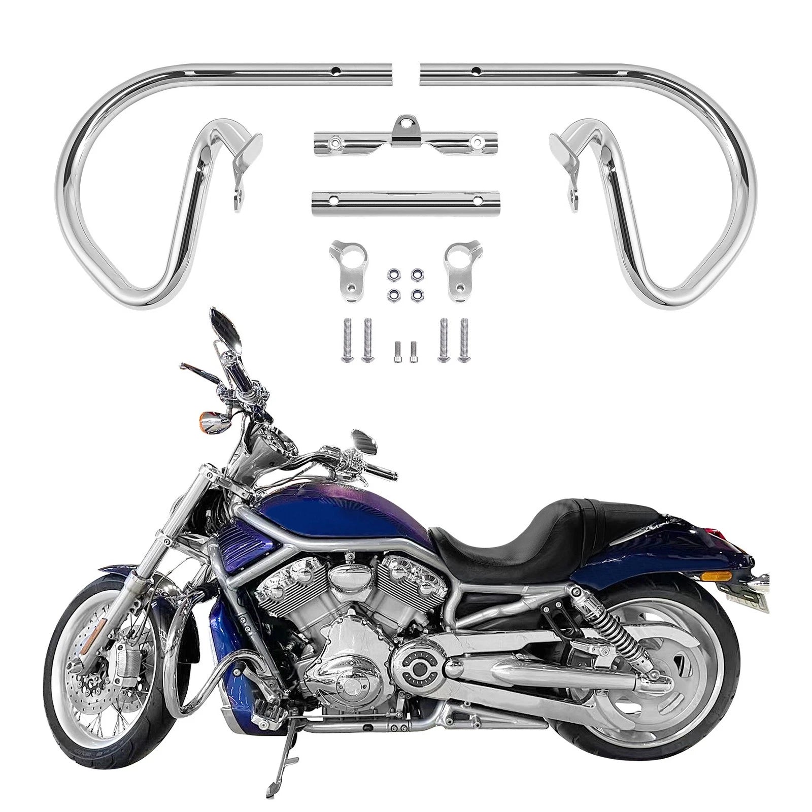 Engine Guard Crash Bar for Harley V Rod VRSCA VRSCB VRSCD (2002–2017)
