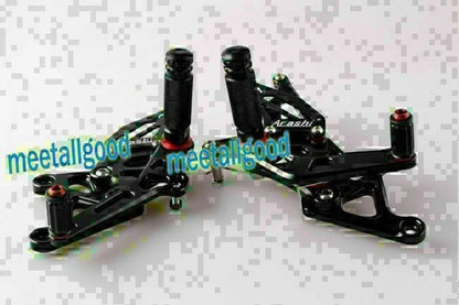 Rearset Foot Pegs for Honda CBR 250R (2010–2014) Black