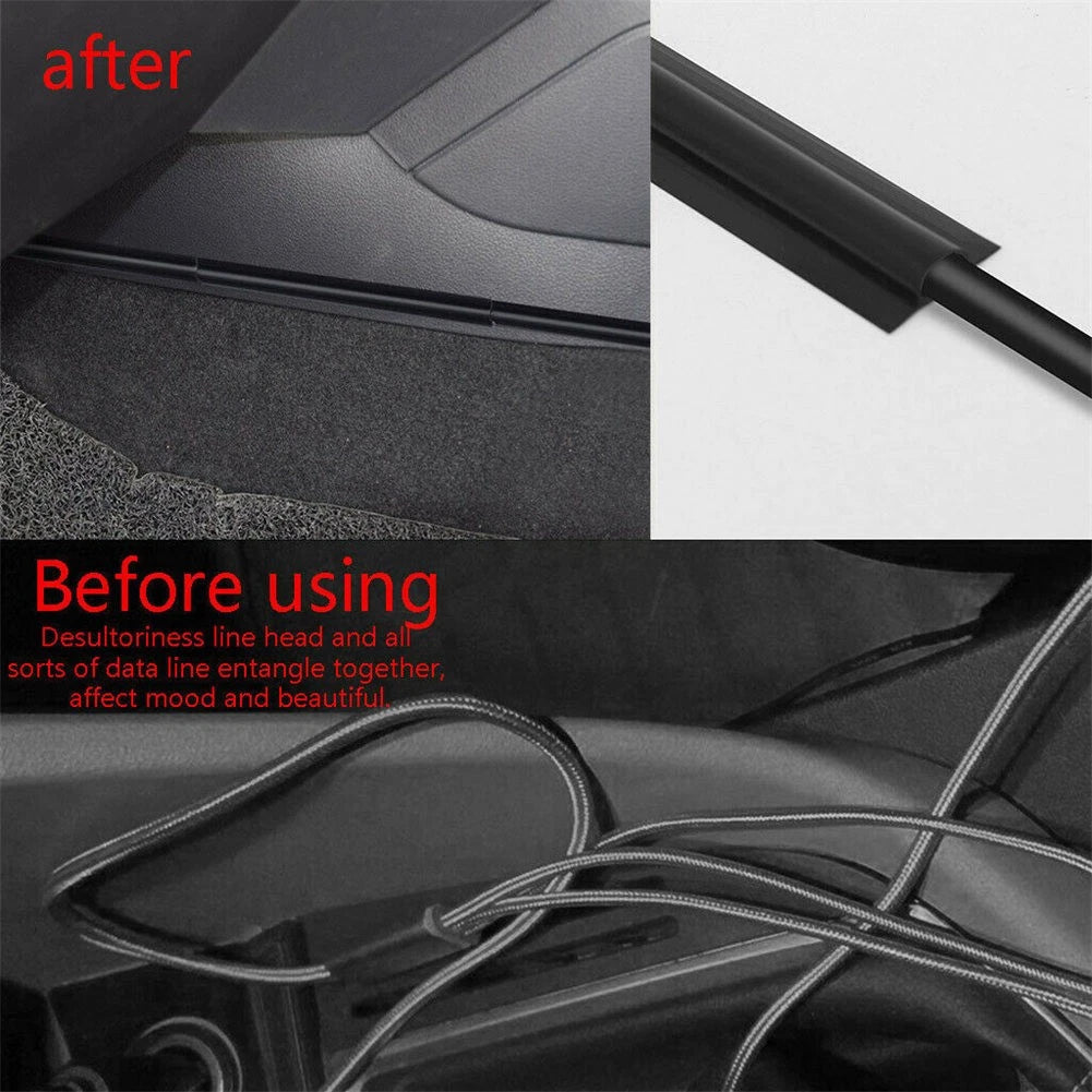 4X 16mm Concealed Wire Cover for Auto Accessories