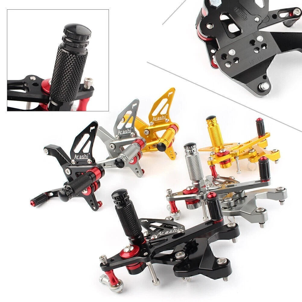 Adjustable Rear Footrest Pedals for Kawasaki Z900 (2017–2018)