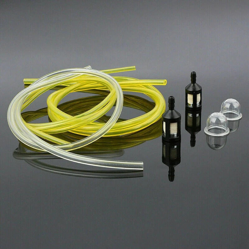 Set of 2 Fuel Line Pipe & Filter for McCulloch Trim Mac 210 241 250 251