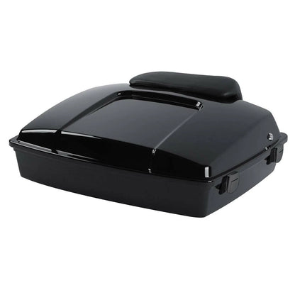 5.5" Razor Trunk Backrest Plate for Harley Touring (1997–2013) Black