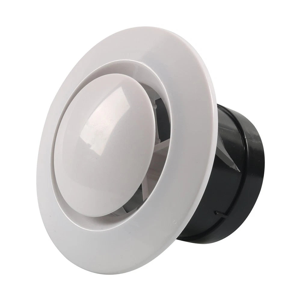 Round AC Air Ceiling Vent for RV Camper Trailer (Adjustable Rotate)