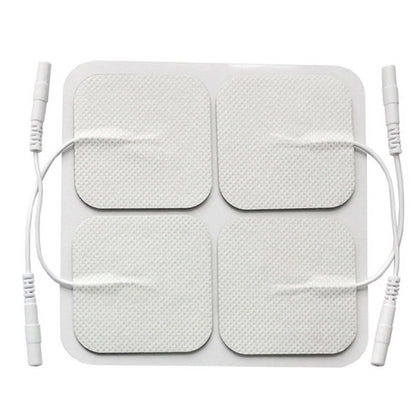 Set of 4 Electrode Pads for Tens Unit Electrical Massager Stimulator
