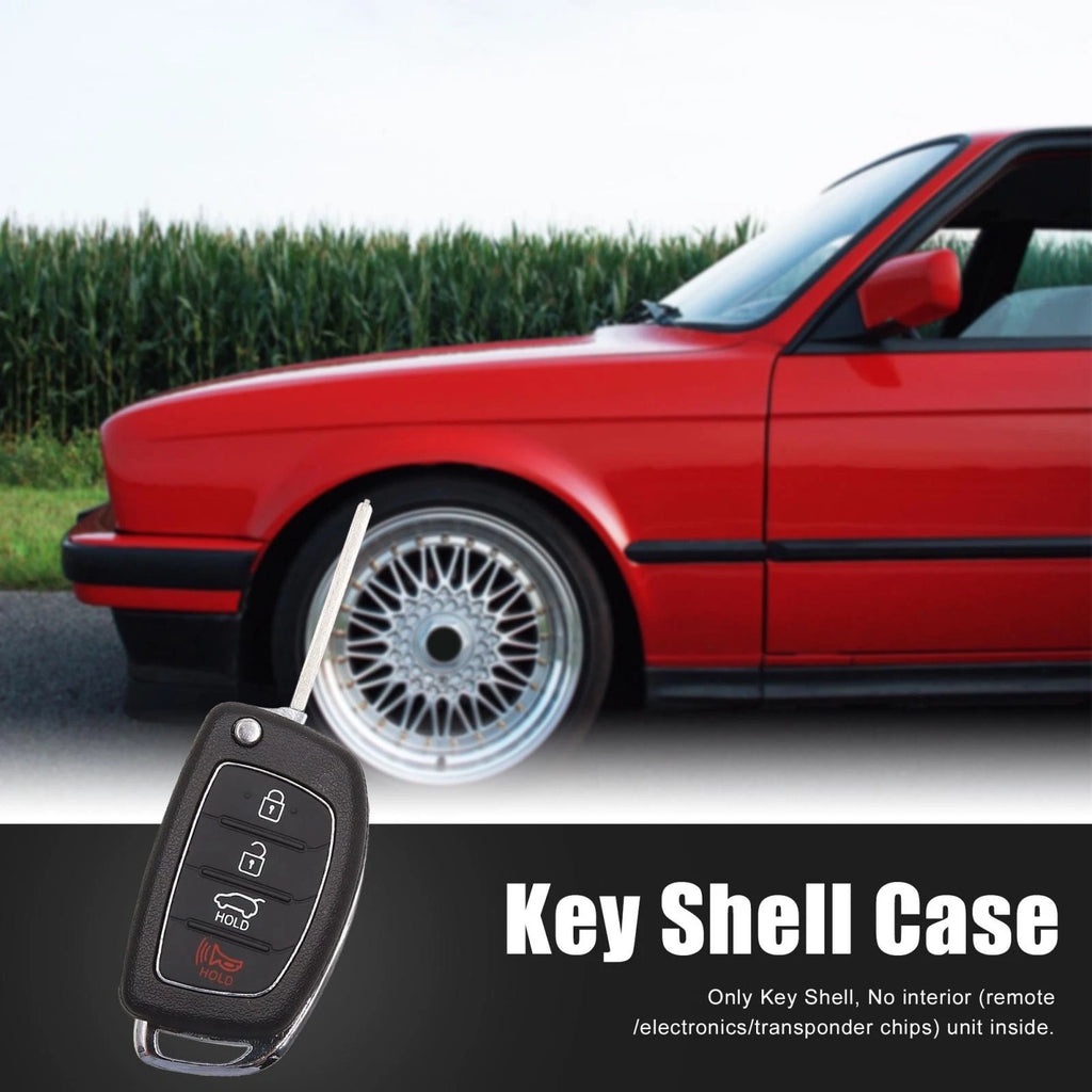 Car Key Fob Shell Case Replacement for Hyundai Santa Fe Ix45 (2013–2018)