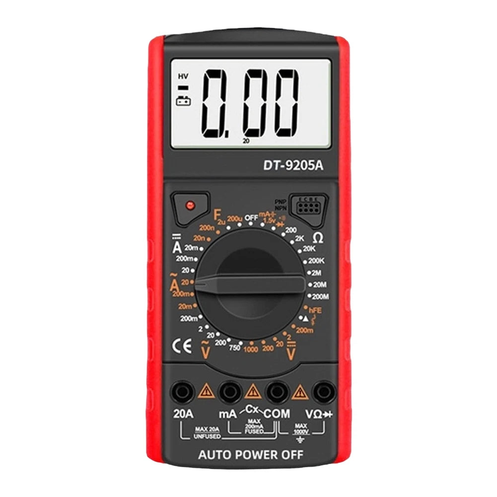 Digital Multimeter Auto Ranging with LCD Display and Ergonomic Grip