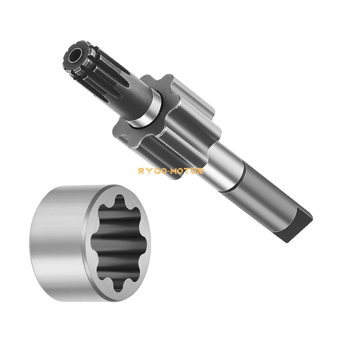 Oil Pump Assembly Feed Shaft and Rotor for Kawasaki KFX450R (2008–2014) 13234-0029