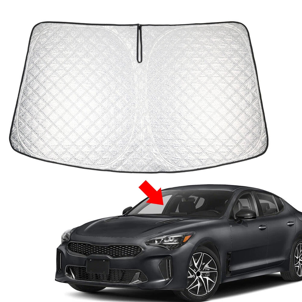 Foldable Windshield Sun Shade for Kia Stinger (2018–2023)