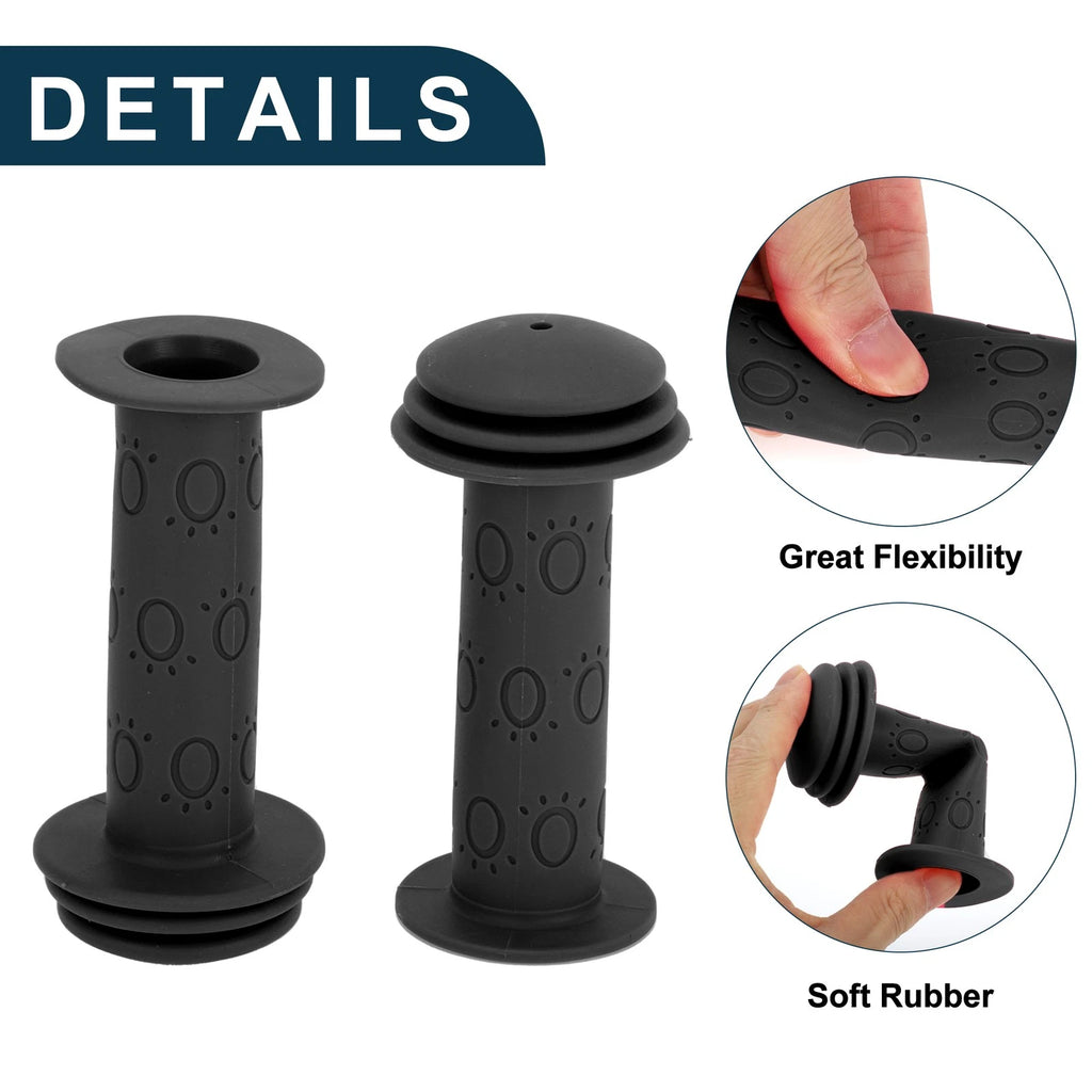 Bike Handlebar Grip Covers 105mm Soft MTB End Grips Protector for 1 Pair