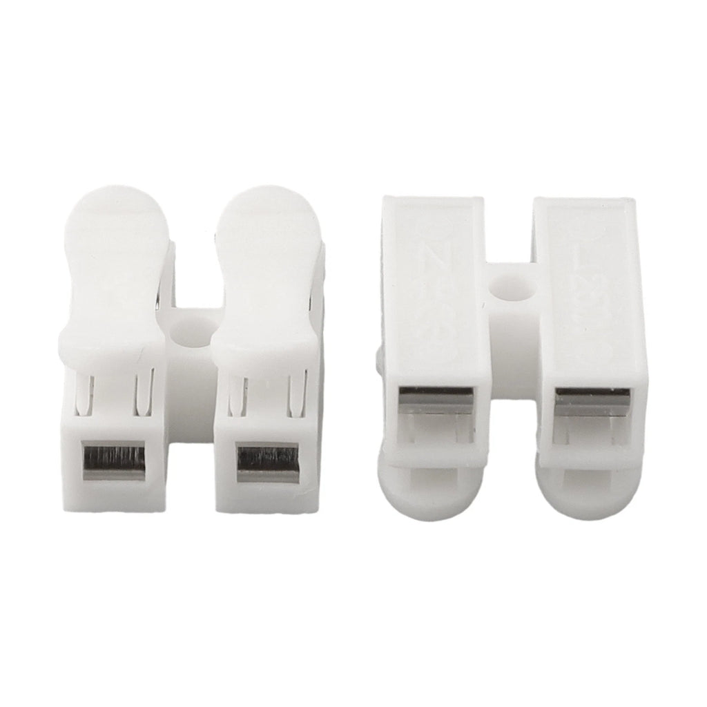 10X CH2 Spring Quick Wire Connector Cable Clamp Terminal