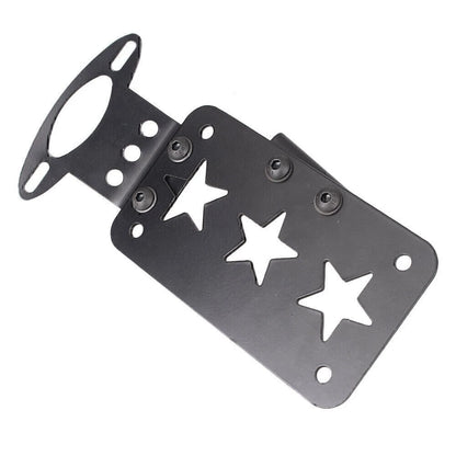 License Plate Holder Rack Mount for Universal Motorcycle (2010–2023)