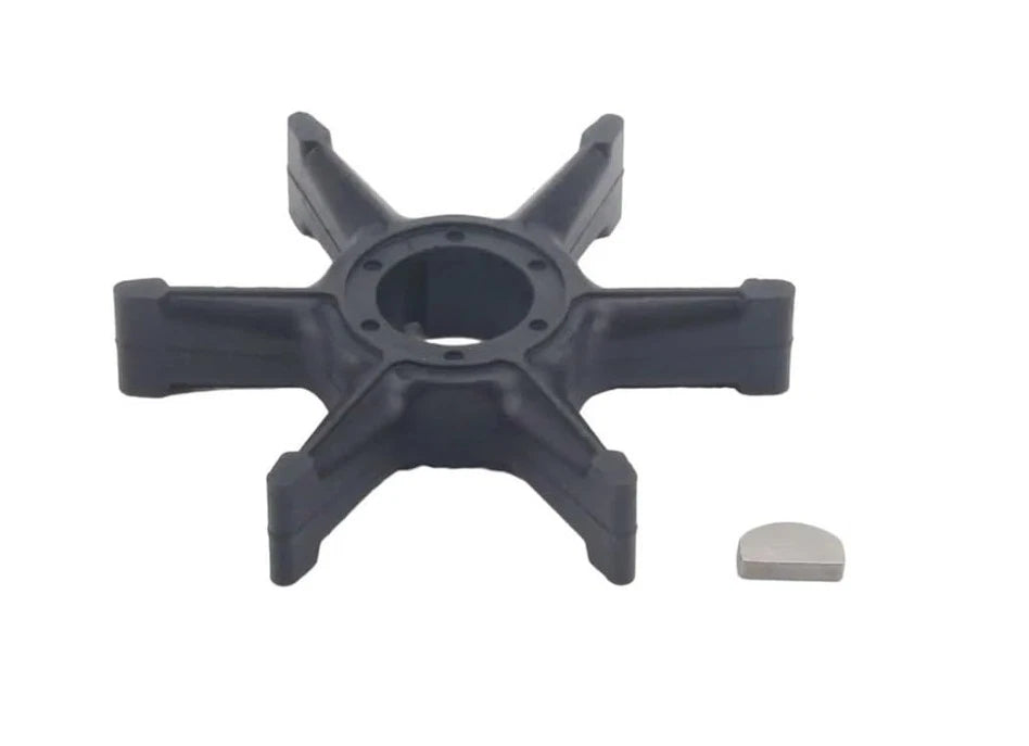 Water Pump Impeller with Key for Yamaha 2 Stroke 20-25 HP Outboard (689-44352-00)